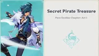 Secret Pirate Treasure | Genshin Impact | Kaeya Story Quest: Act I Cutscenes (EN/Lumine)