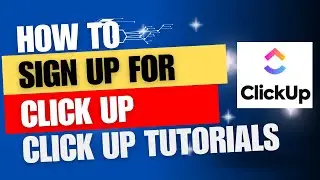 How to sign up for ClickUp explained step by step manner.