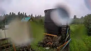 Случайно снятая буря. В городе она валила деревья, давила машины. А я успел!