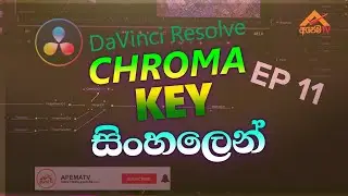 How to use Davinci Resolve Sinhala Ep 11 Chroma Key