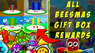 😲Every *GIFT BOX REWARDS* Beesmas 2022 in Bee Swarm Simulator Roblox