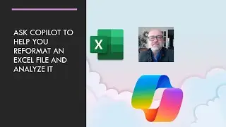 Ask Copilot to help you reformat an Excel file and analyze it