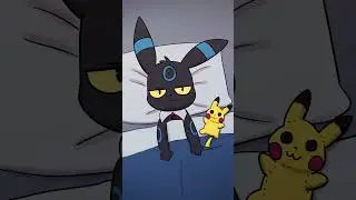 Umbreon being relatably responsible  #pokemonanimation #animationmeme #umbreon
