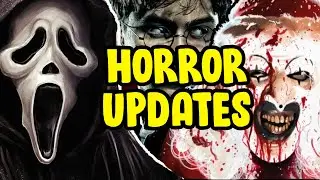 Scream 7 (Core 4) Update, Terrifier 3 NEW Character, Jurassic World 4 Coming, Harry Potter Show NEWS