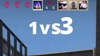 Clutch 1 vs 3 EZ CSGO #4