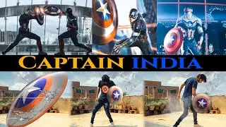 Captain India | Captain America Shield Throw | VFX Effect | Indian Vfx Boy l