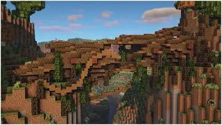 Minecraft | How to build a 1.19 Fallen Mangrove Tree Bridge