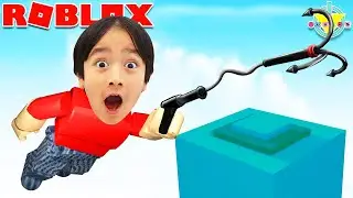 Grappling Hook Obby! Ryan VS Combo Panda!