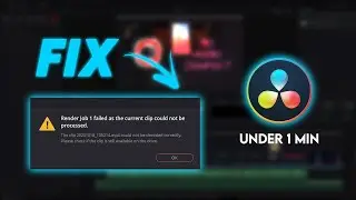 STOP Wasting Time on Davinci Resolve Render Job 1 Failed Errors!