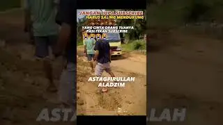 susah 😭😭😭 mau lewat mana??😭 #shorts #mobiltruk #trukoleng #youtubeshorts #dumptruck #otomotif