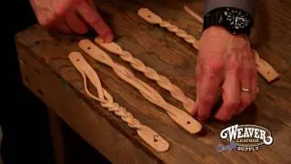 How to Make a Mystery Braid Leather Cuff Bracelet | Easy DIY Leathercraft with Chuck Dorsett