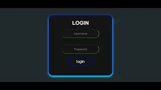 Animated Login Form using Html and CSS | Website Login Page