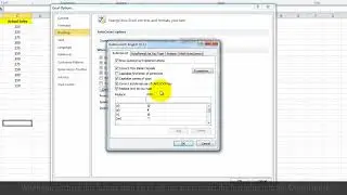 How to disable Microsoft Excel AutoCorrect feature :Tutorial
