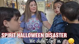 2023 Spirit Halloween 2nd visit ... we don't get in!