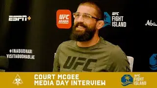 UFC FIGHT ISLAND - COURT MCGEE MEDIA DAY INTERVIEW