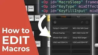How to edit macros on the ATEM Mini