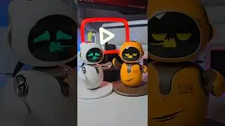 Bubble Gum Fight Between Silver Eilik & Eilik DQ 🤖 #shorts