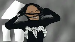 She venom transformation in the bell tower (Spider girl version)