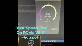 BSNL 4G Internet Speed Test: Hotspot vs USB Tethering on PC | Real Results!