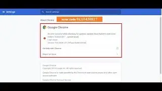 How to Fix an Error Occurred While Checking For Updates on Chrome in Windows 10