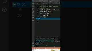 Tuple Function using Python Programming #shortsfeed  #shorts #shortvideo #viralshorts #tutorial