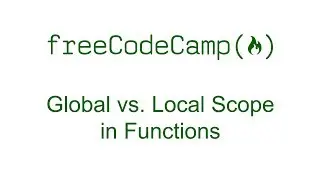 Global vs Local Scope in Functions - Free Code Camp