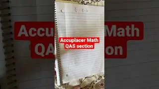 Accuplacer Math Prep | quantitative reasoning, algebra, and statistics math 