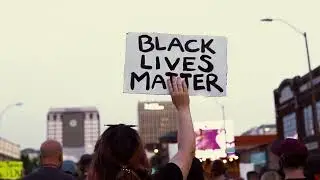 No Copyright Black Lives Matter Banner Stock Footage | Racism Royalty Free Stock Footage