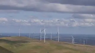 A Beautiful View Of Wind Turbines | Copyright Free Videos | Full HD
