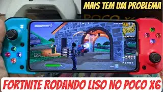 FORTNITE RODA BEM A 60FPS NO POCO X6 COM SNAPDRAGON 7S GEN2 E GPU ADRENO 710