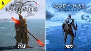 Black Myth Wukong vs God of War Ragnarok - Details and Physics Comparison