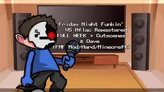 Friday Night Funkin VS Aflac Remastered FULL WEEK + Cutscenes & Dave FNF (FNF Mod) (react)