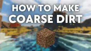 Minecraft: How To Make Coarse Dirt