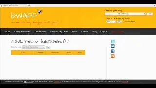 SQL Injection GET Select   Low Security Level