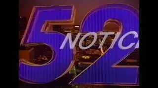 Telemundo 52 Los Angeles Graphic Sting 1989