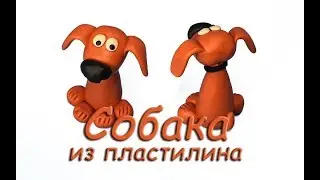 Как слепить СОБАКУ из пластилина. Простой мастер-класс для детей.