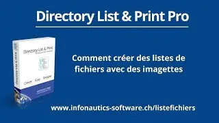 Comment créer des listes des fichiers avec des imagettes