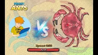 Pocket Ants | Passing the crab alone