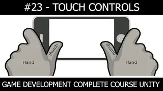 Touch Controls Unity Standard Assets #23 | Game Development Complete Course In Unity And C# Urdu