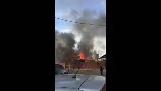 Пожар барака в Чите