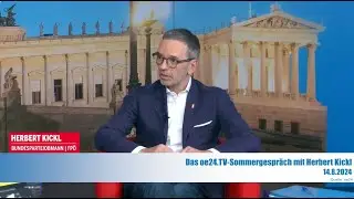 Herbert Kickl - oe24-Sommergespräch - 14.8.2024