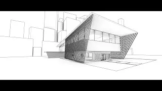 Rhino 8 Architecture Visualization (part 2).  Modeling the Museum