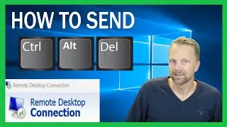 How to Send Ctrl+Alt+Del in Remote Desktop RDP