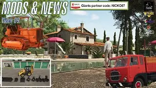 📰 Mods & News 9 | ETRURIA la Mappa Italiana by EDOMod, il FIAT 70C e 682 N4 e vari escavatori!