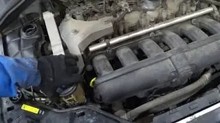 Как заменить трубку ГУР+жидкость Volvo XC70 3.2?