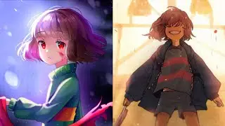 Pacifist Chara Vs BossSwap Frisk | Stronger Than You Mash Up