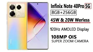 Infinix Note 40 Pro 5G | Official Look | 8GB + 256GB | Unboxing | Price Low #40pro5g