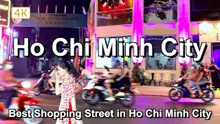 4K HO CHI MINH CITY VIETNAM 🇻🇳 District 3 Shopping Street Walking Tour | Vietnam 2023