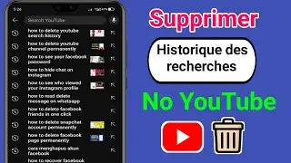Comment supprimer l'historique de recherche sur l'application YouTube |  (Mise à jour 2023)
