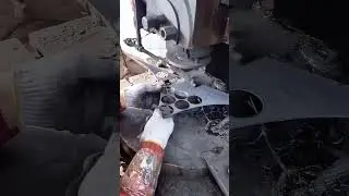 how hole in iron board by machine